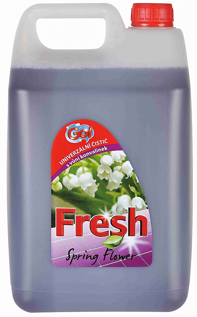 GO! FRESH SPRING FLOWER fialový univerz.čistič